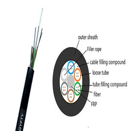 GYFTY 16 Core Loose Tube Non - Metallic & Non - Armored Outdoor Fiber Optic Cable