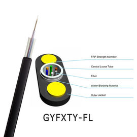 Central Loose Tube GYFXTY 6 Core Kabel Ofc Non - Metalik &amp; Non - Lapis Baja