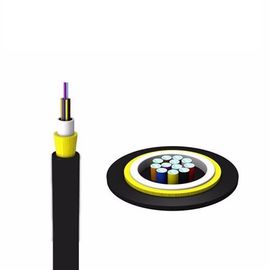GYFTY 8 Core Outdoor Fiber Optic Cable Central Loose Tube dengan FRP untuk outdoor