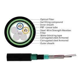 GYTA53 Underground Anti Rodent Direct Burial Lapis Baja Fiber Optic Cable