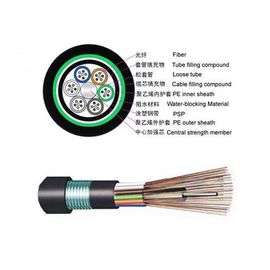 GYTS 6 Core Loose Tube Kabel Serat Optik Untuk pembuatan Telekomunikasi secara langsung