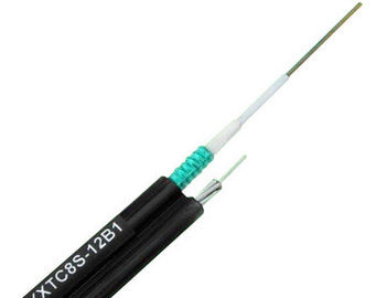Loose Tube Stranded Kabel GYXTC8S 2 Core Outdoor Telekomunikasi Udara