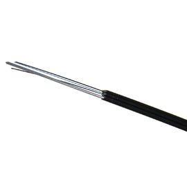 FTTH Drop Cable 1 2 4 Core LSZH Sheath Bow Type Fiber Optik Dalam Jaringan Komputer