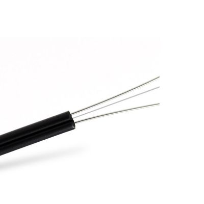 Kabel Serat Optik Dalam Ruangan 1 inti G657A1 Serat FRP LSZH Kabel Drop Selubung Kabel Drop FTTH
