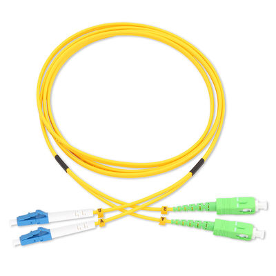 LC Pigtails Fiber Optical Patch Cable untuk kecepatan Data Transfer Solution