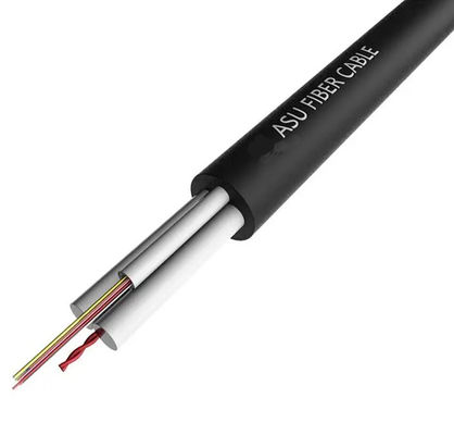 OEM G652D 6 Core Tipe Luar Ruangan Single Mode Self-Support Kabel Serat Optik ADSS
