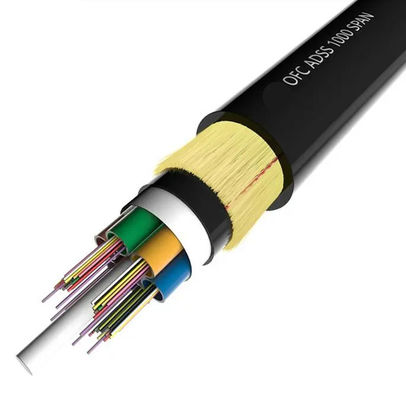 OEM 72 Core PE/AT Sheath Outdoor Aerial All Dielectric Self Supporting Fiber Optic Cable