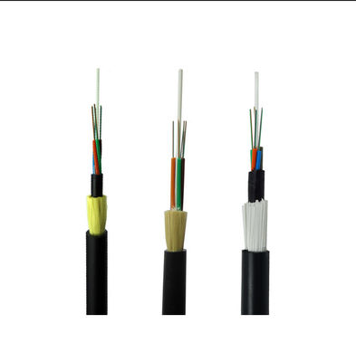 Non-Metal 12 Cores ADSS Fiber Optic Cable Aerial Self Supporting untuk Telekomunikasi Tenaga Listrik