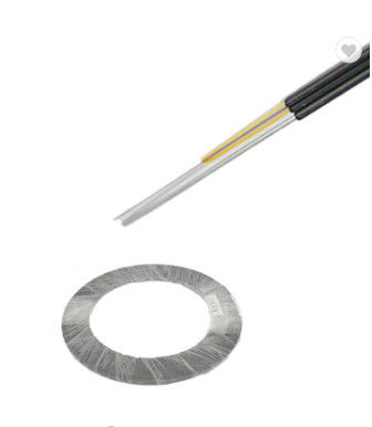 Single Mode Drop Wire Fiber Optic 2 Core Outdoor Self Supporting Mudah Dipasang