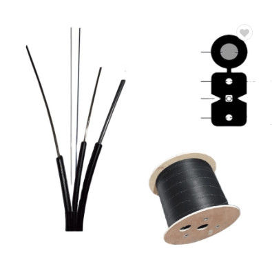 G657A1 Fiber FRP LSZH Sheath FTTH Drop Cable 1 Sistem Pemasangan Kabel Dalam Ruangan Inti