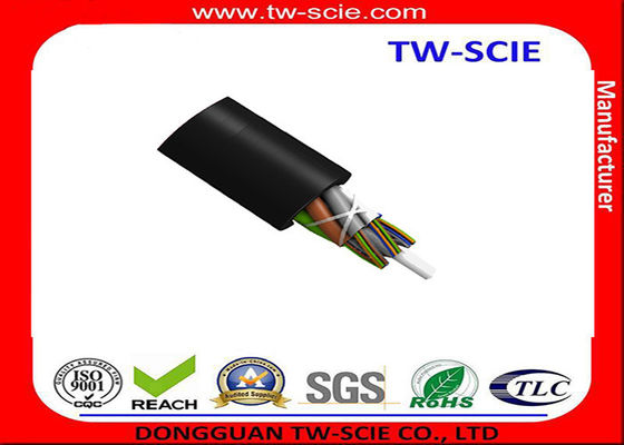 GYFTY Kabel Serat Udara Luar Strand Kabel Serat Optik HDPE Selubung Luar Untuk Communicaiton Transmisson