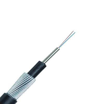 Benang Kaca Kabel Ethernet Serat Optik Lapis Baja GYFTY-FS RFP Anggota Kekuatan Sentral