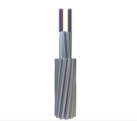 Telekomunikasi 12-72 fiber OPGW Fiber Optic Cable Stranded Tube menggunakan by