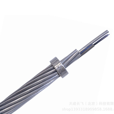Stranded OPGW Serat Optik Komposit Overhead Ground Wire Lapisan Ganda