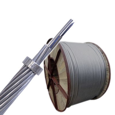 Stranded OPGW Serat Optik Komposit Overhead Ground Wire Lapisan Ganda