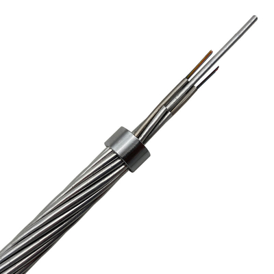 36 Kabel Serat Optik Inti OPGW Kabel Komunikasi Pendukung Mandiri untuk Penggantian kabel arde aerail